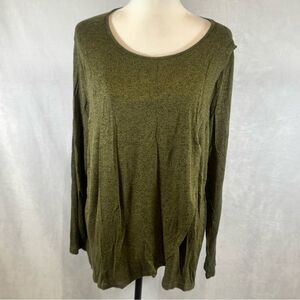 Old Navy army green super soft nursing maternity sweater size XL